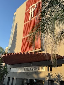 front of hotel