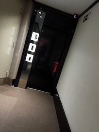 Room door. Very cool room number sign.