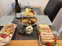Beautifully made afternoon tea