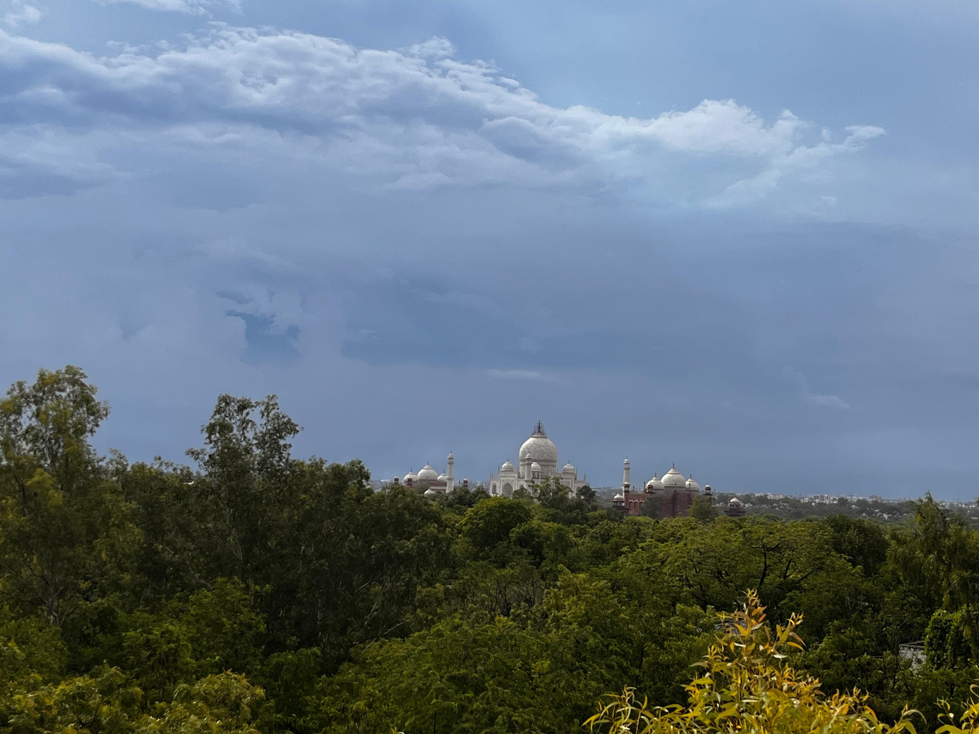Terrace view of Taj