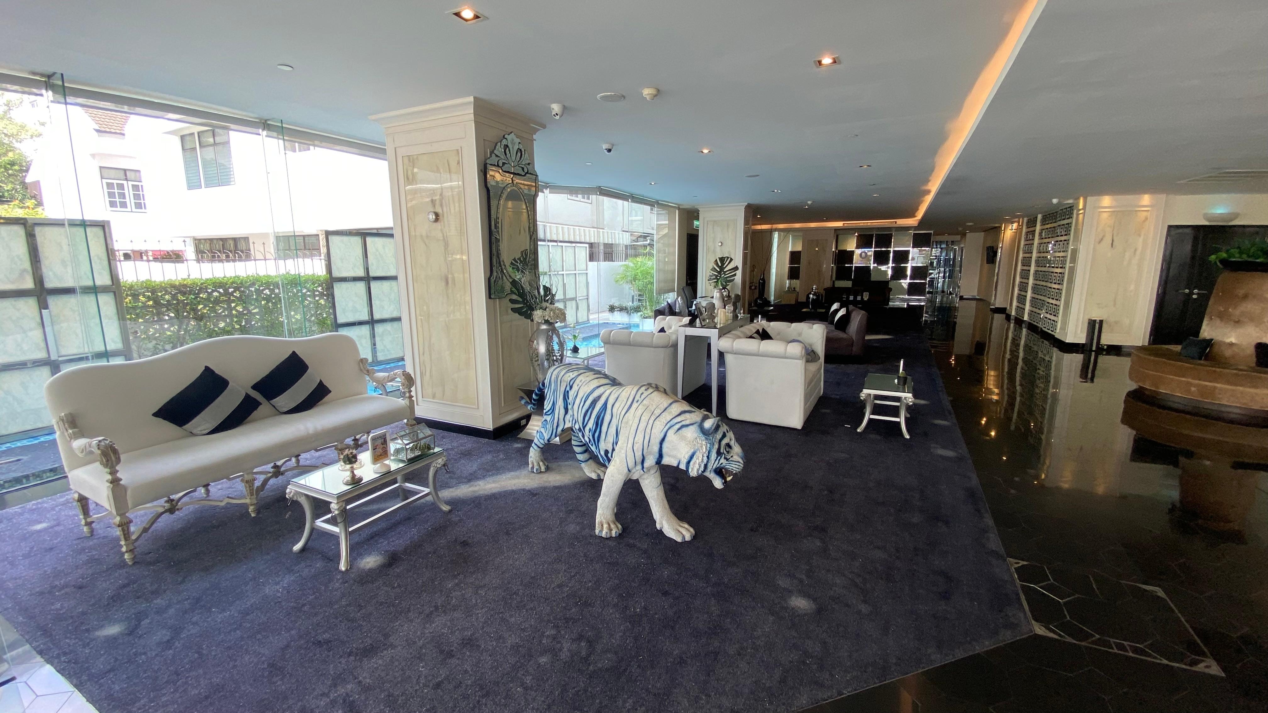 Lobby at Night Hotel