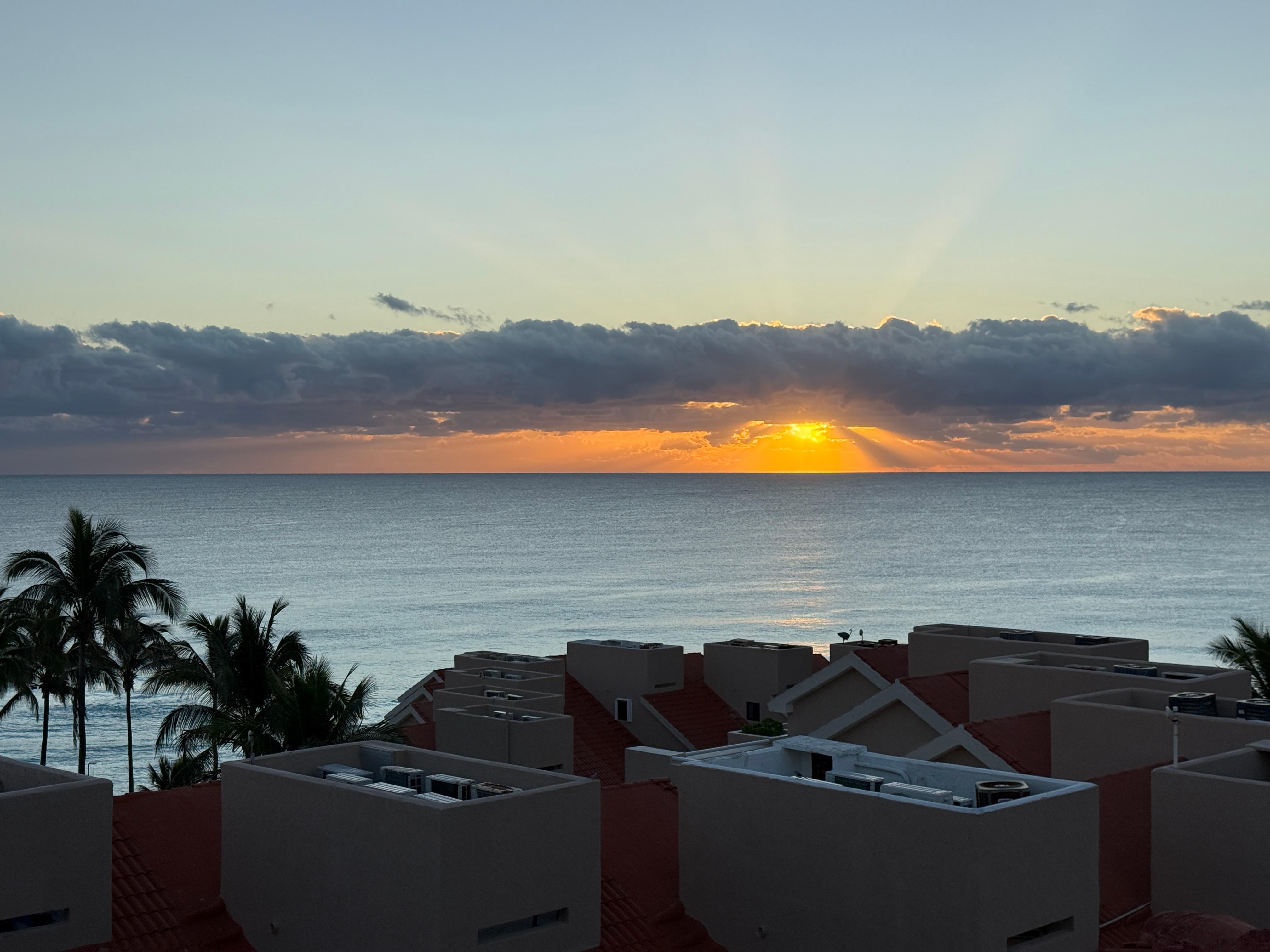 View from our bedroom balcony 
