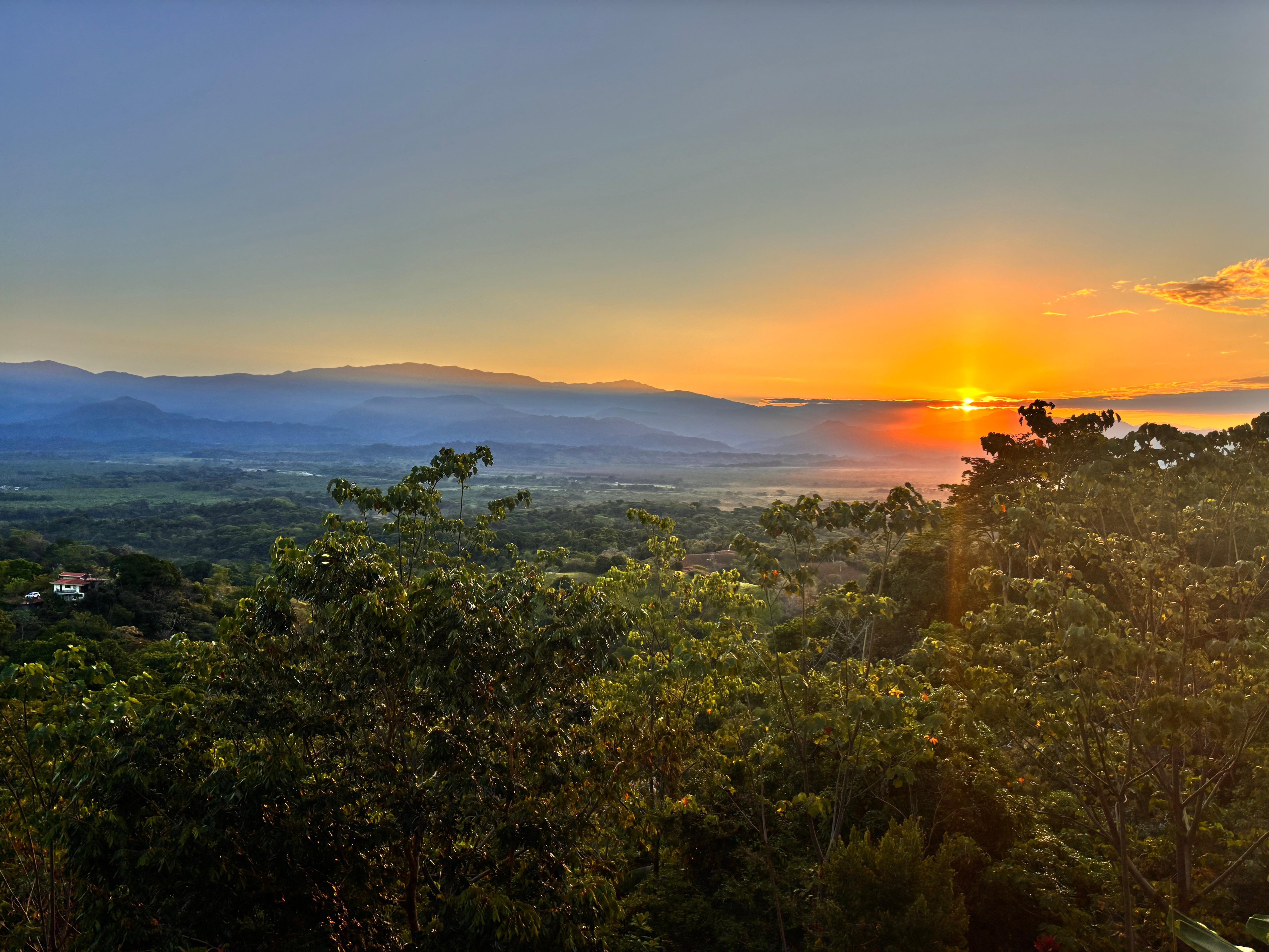 Sunrise view from room