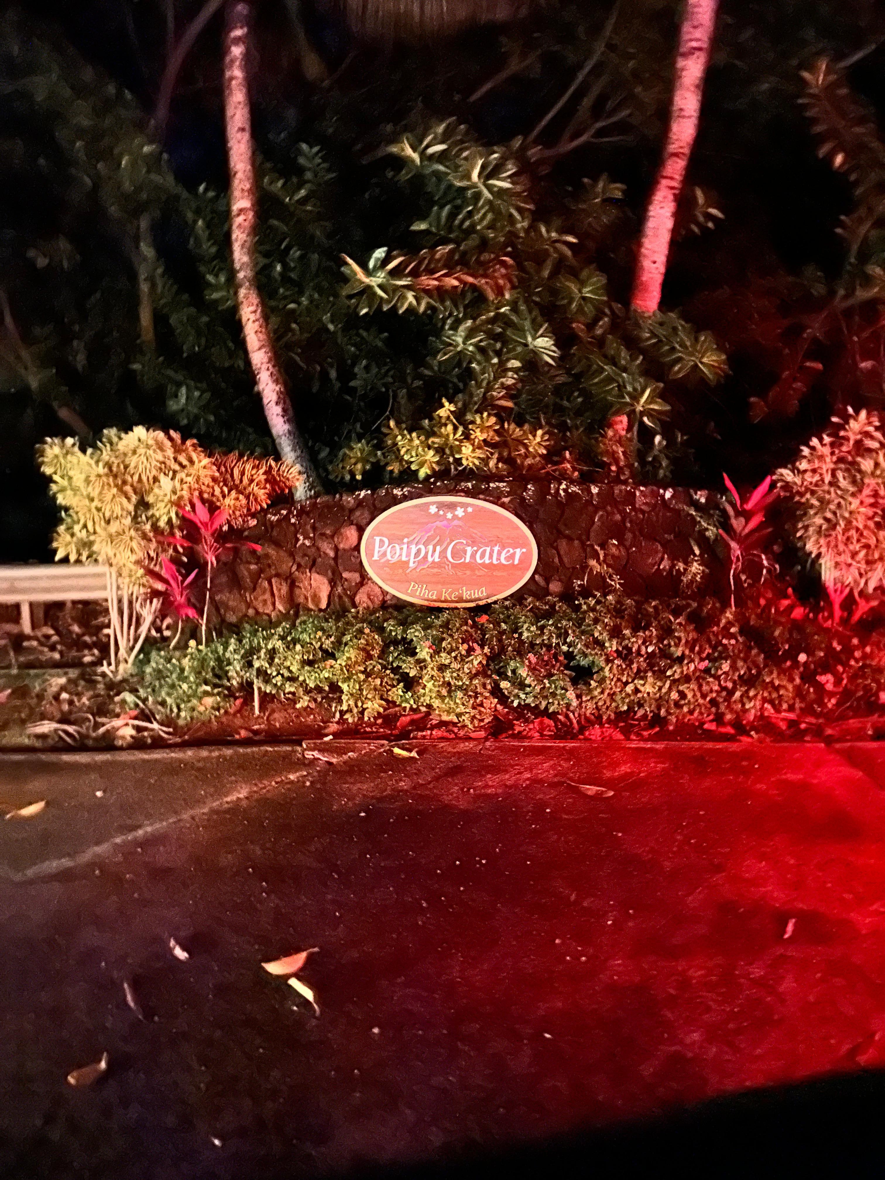 Entrance to the condos. Very difficult to see at night!!