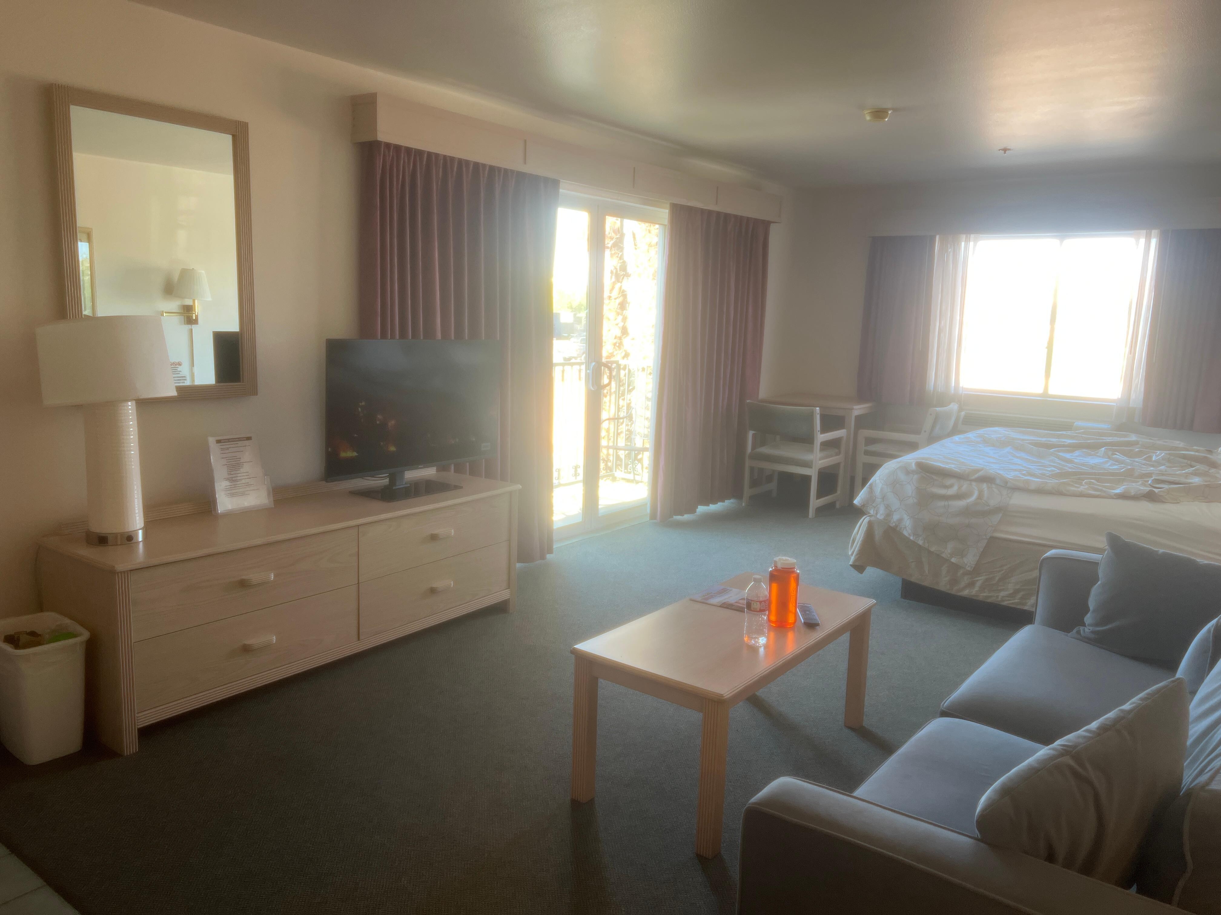 Spacious king room with balcony