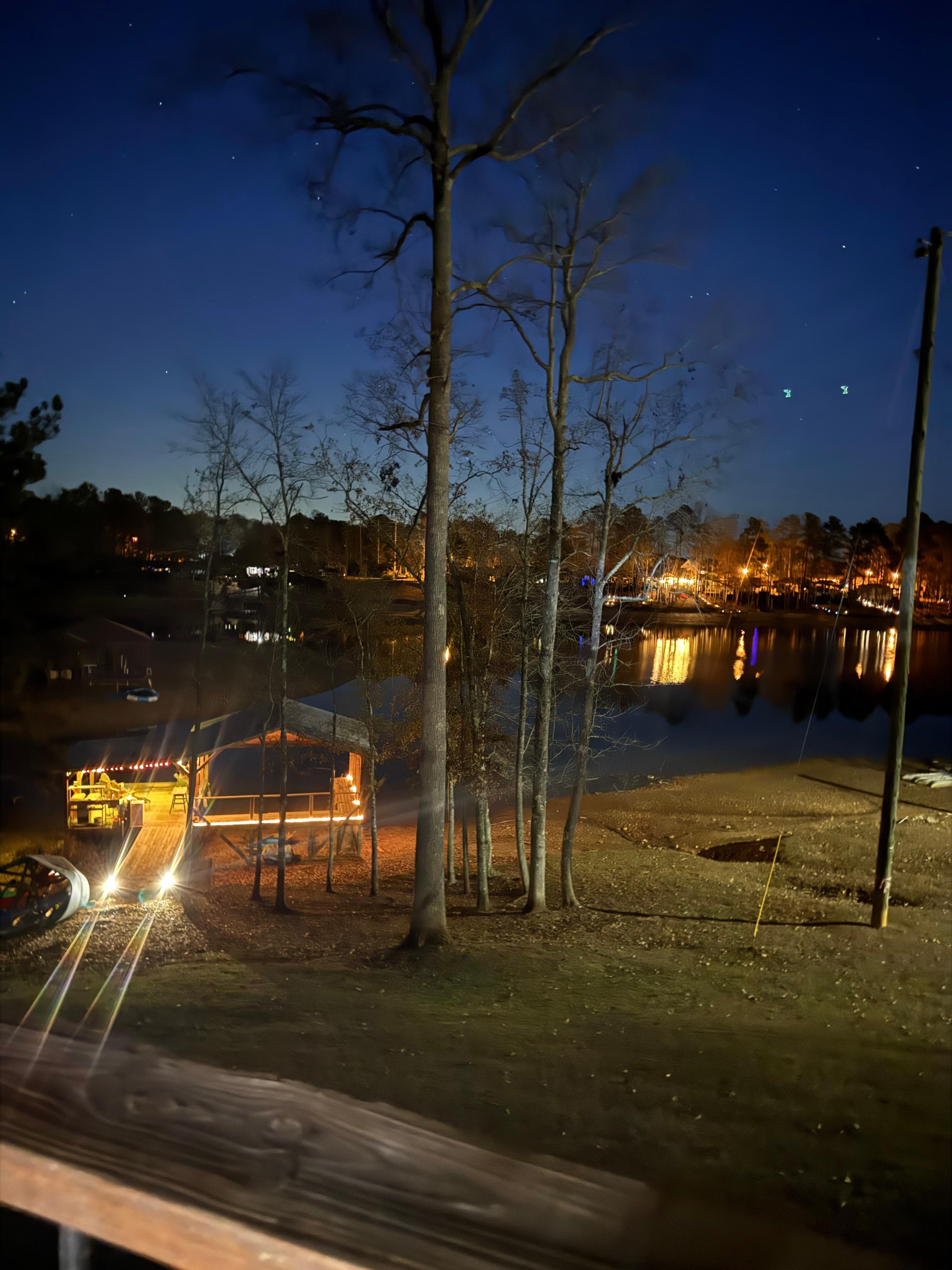 Beautiful view at night. 