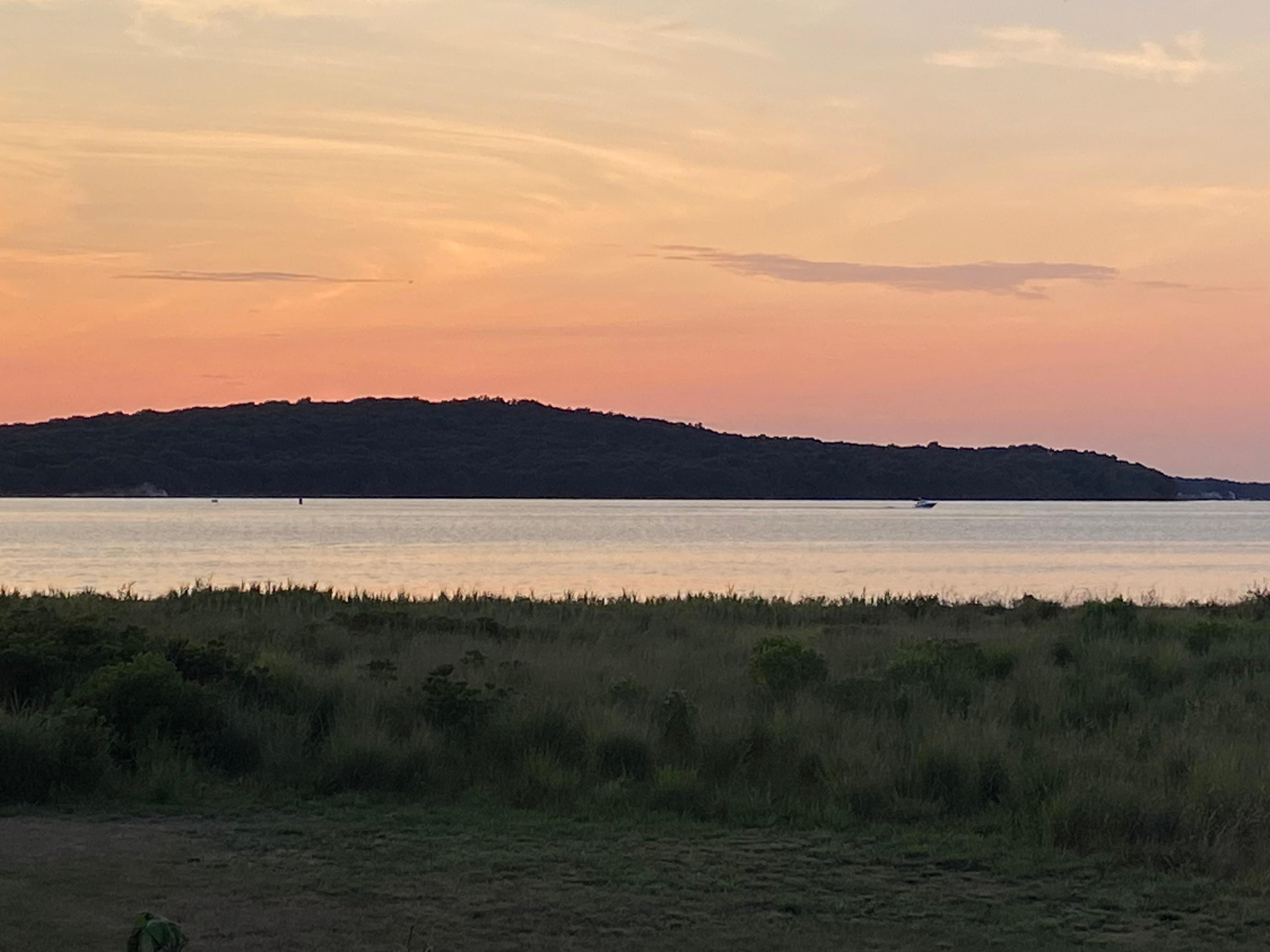 Sunset from the back deck!