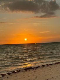 Sunset from ‘our’ beach