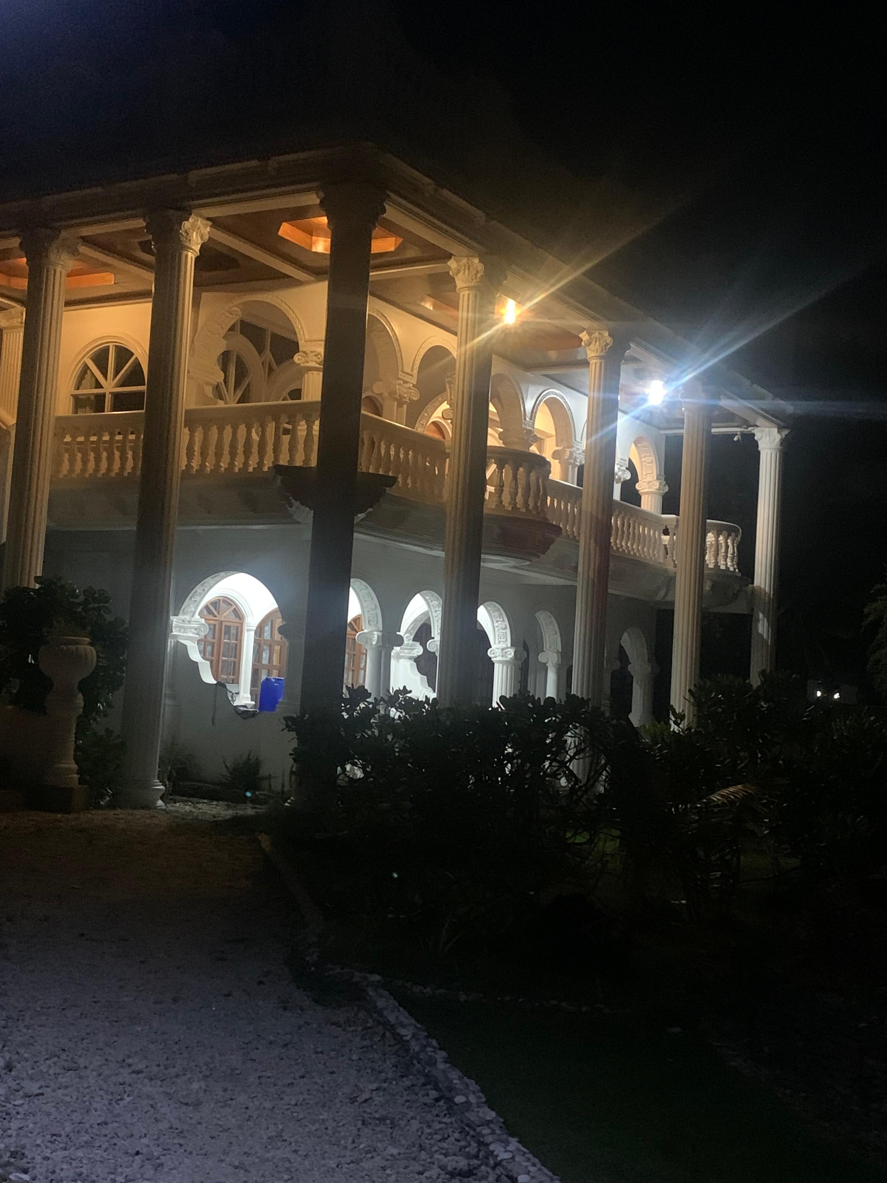 View on the balcony on the bridal suite