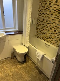 Bathroom fully stocked with Milton Brown Toiletries