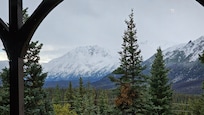 View from the home, last day got snow.