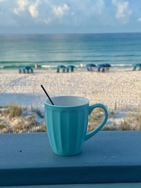 Coffee on the deck