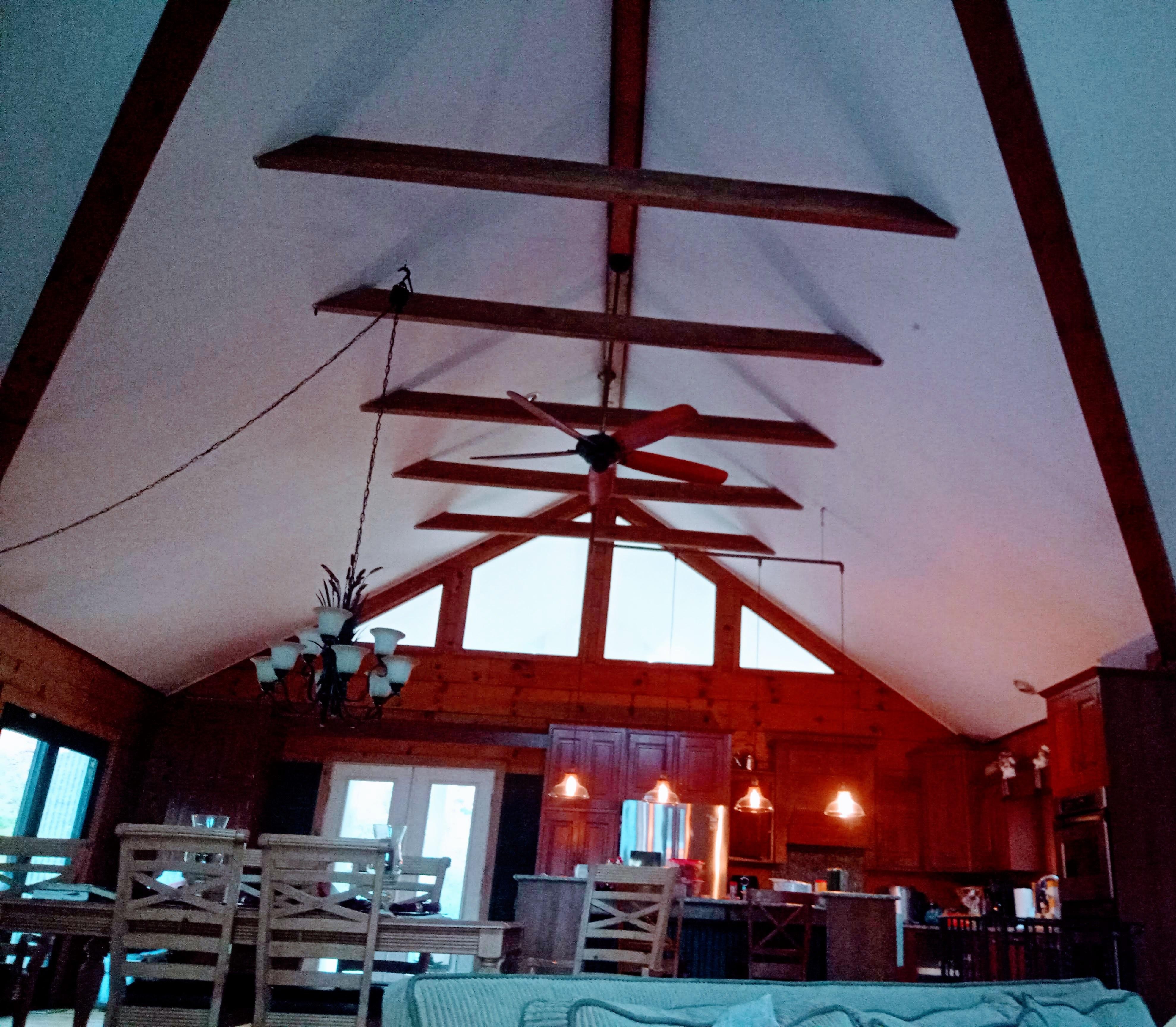 Kitchen and Dining flowing to living area is a huge space