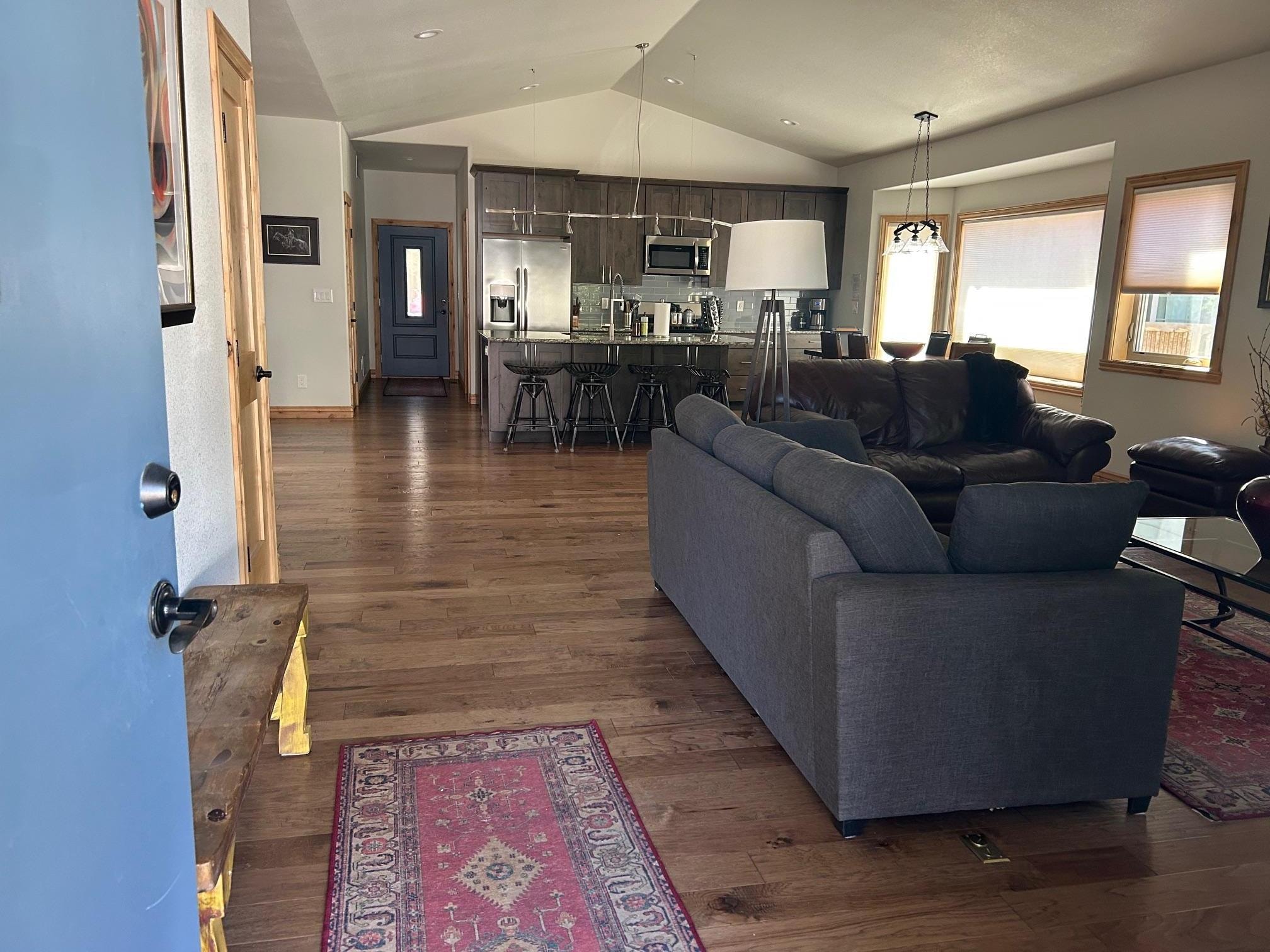 Beautiful entry to the home. 