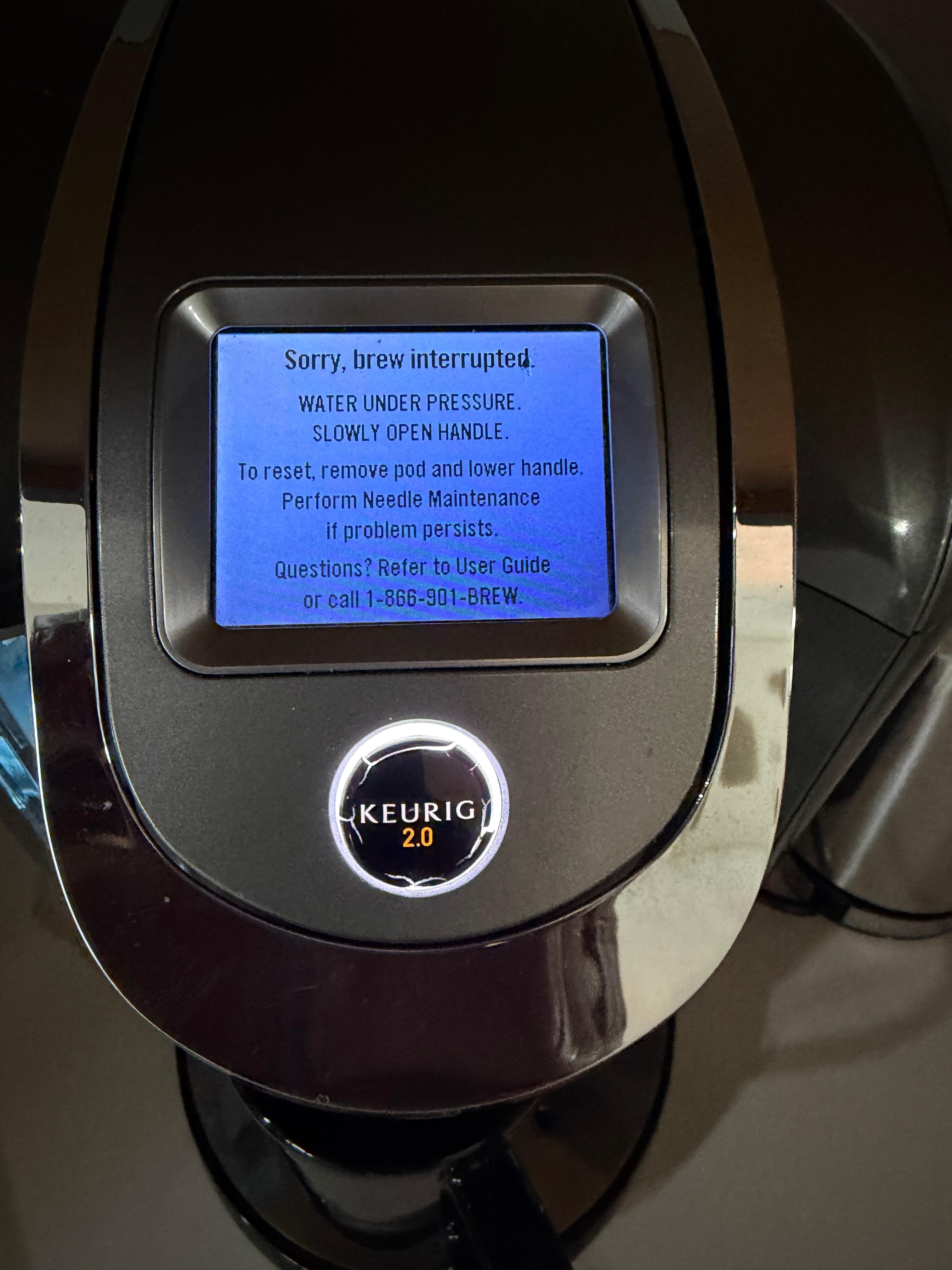 coffee maker not working