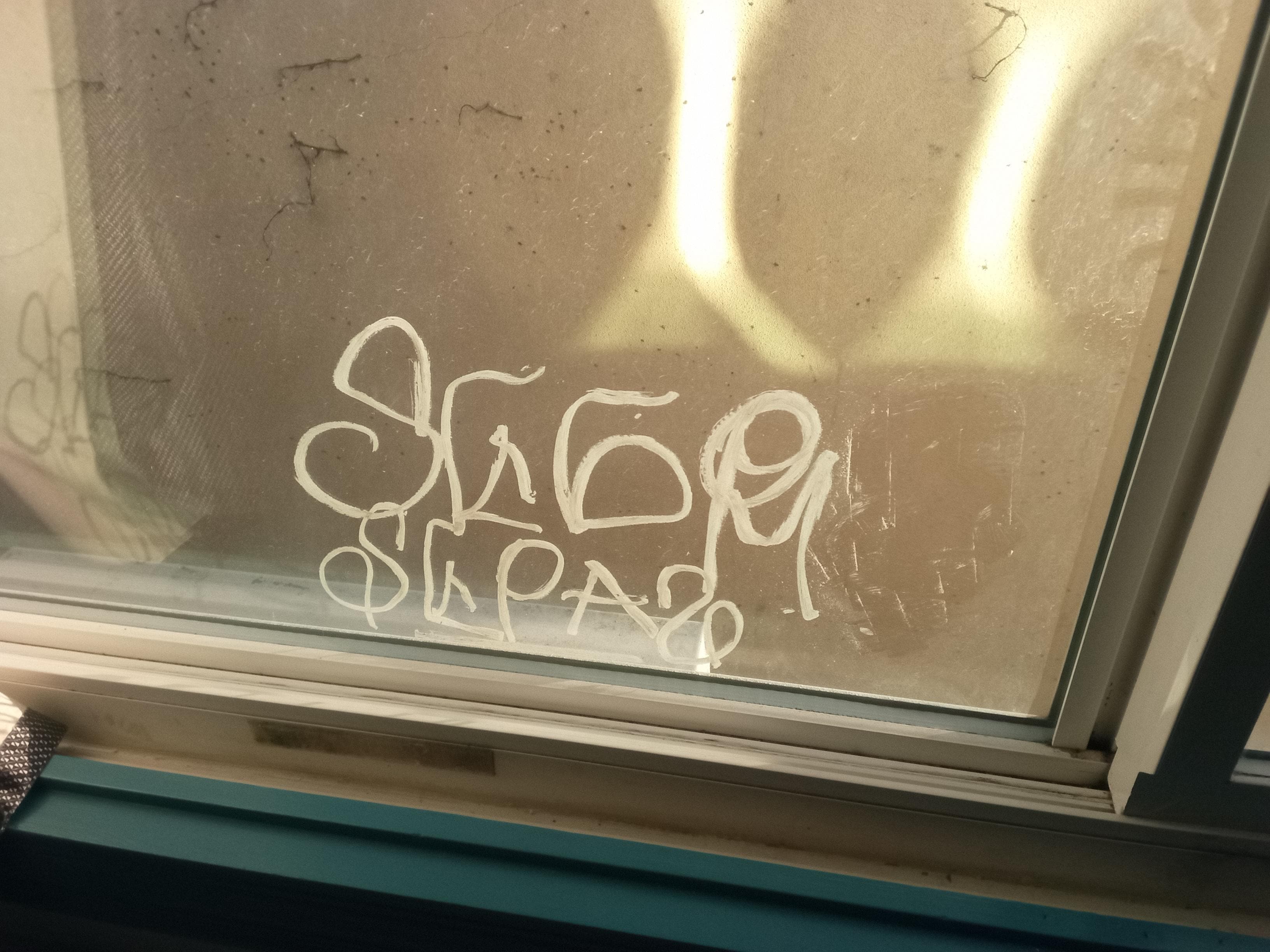 I scrapped this off!