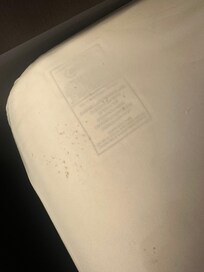 The stains that look like could be from bedbugs