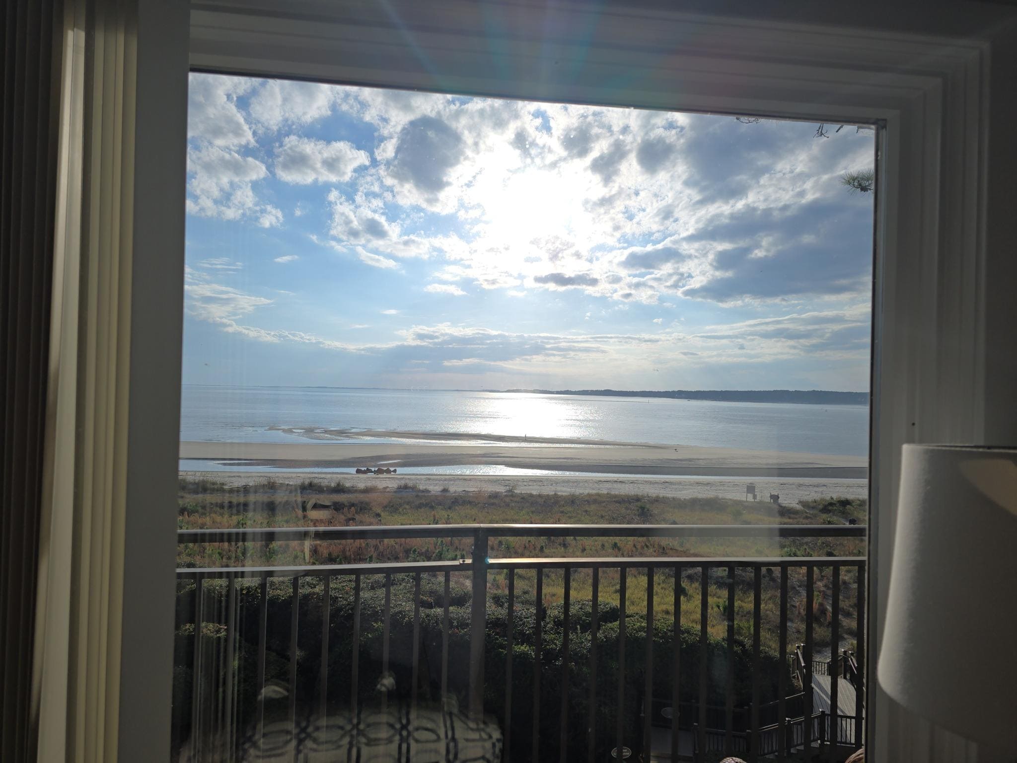 View from the balcony!