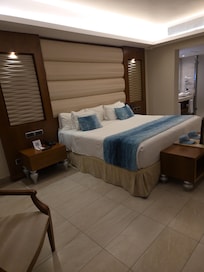 The bedroom.