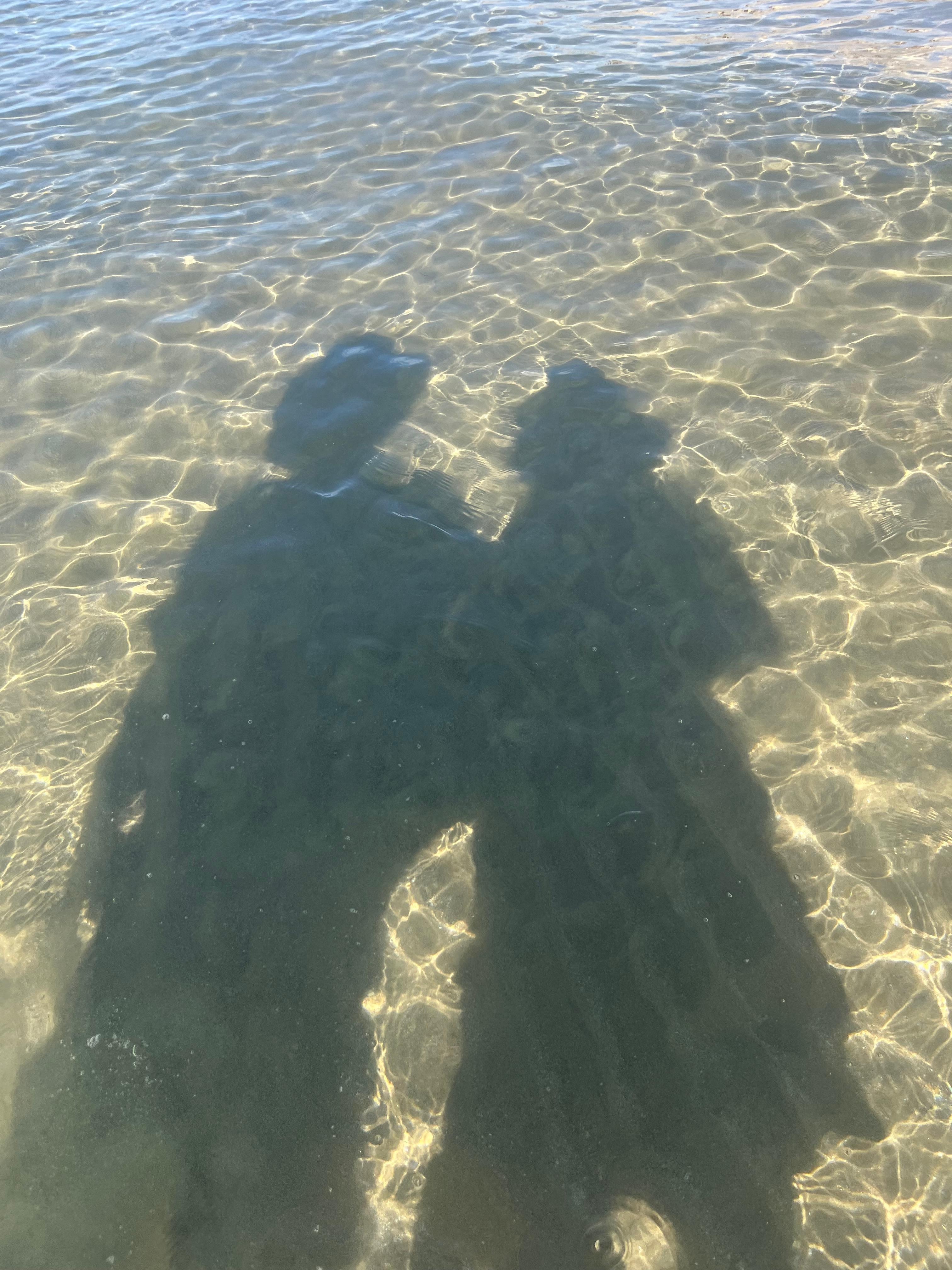 Wading during the tide change