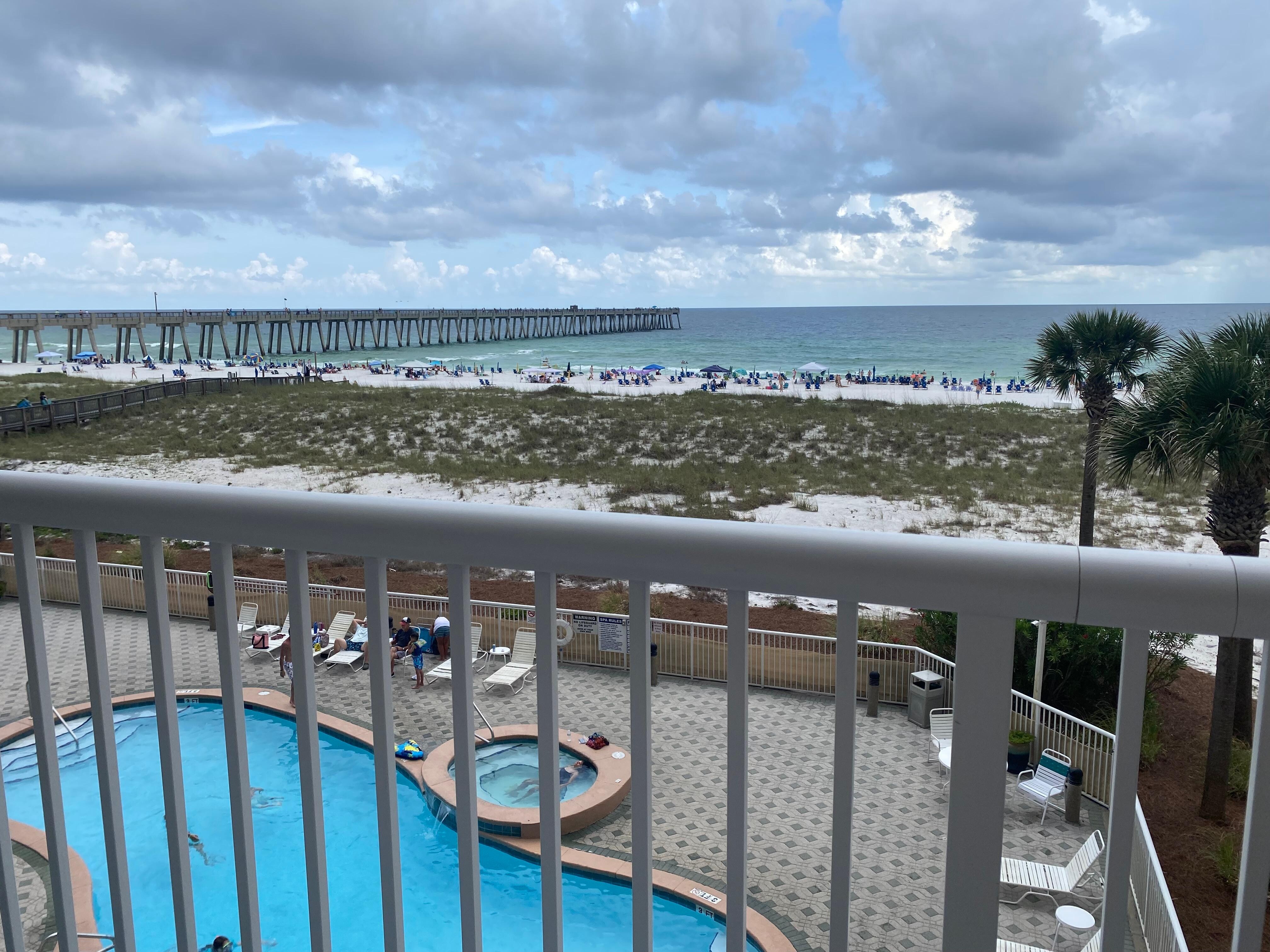 The view from the deck