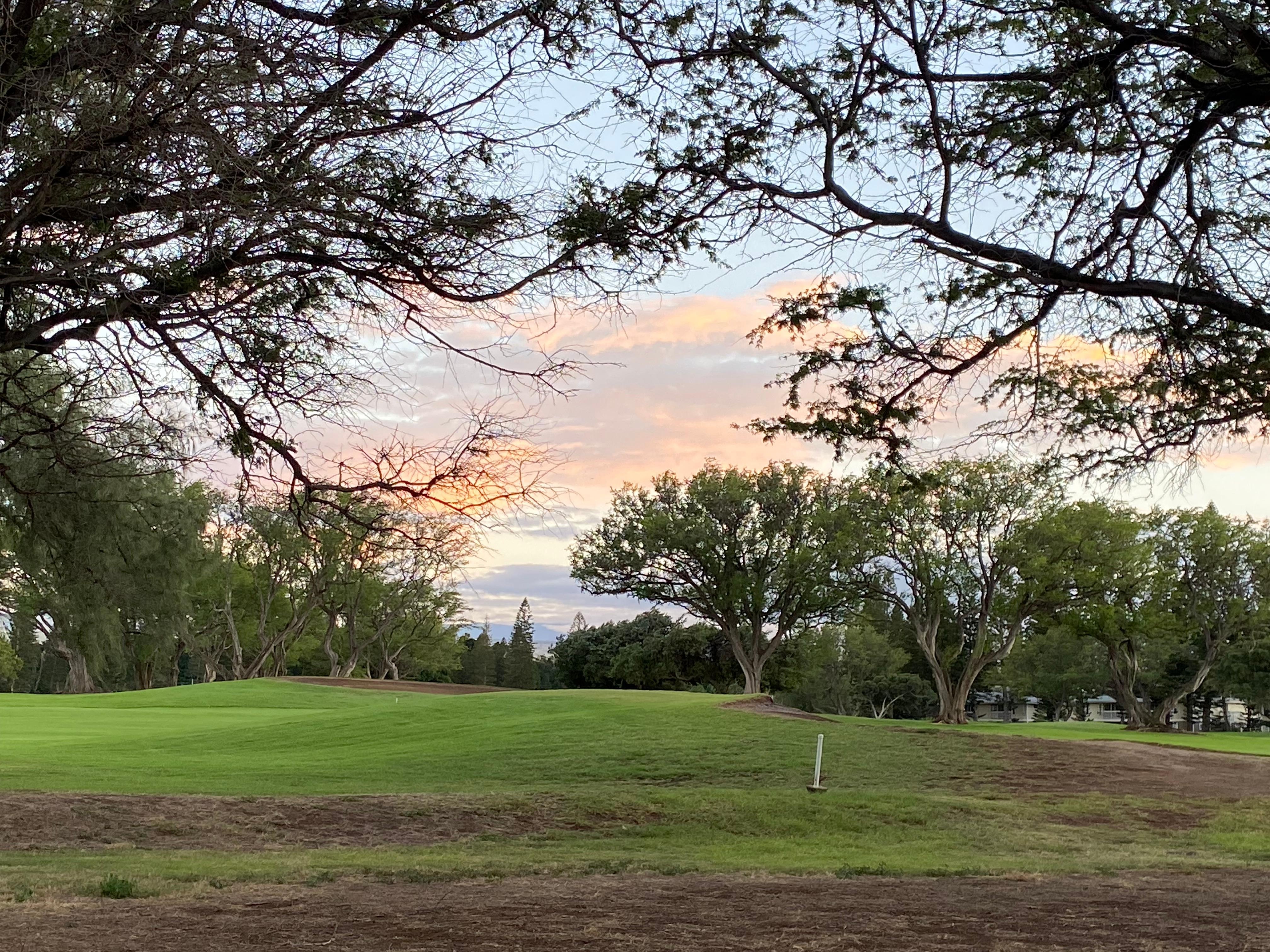 Golf course from our lanai