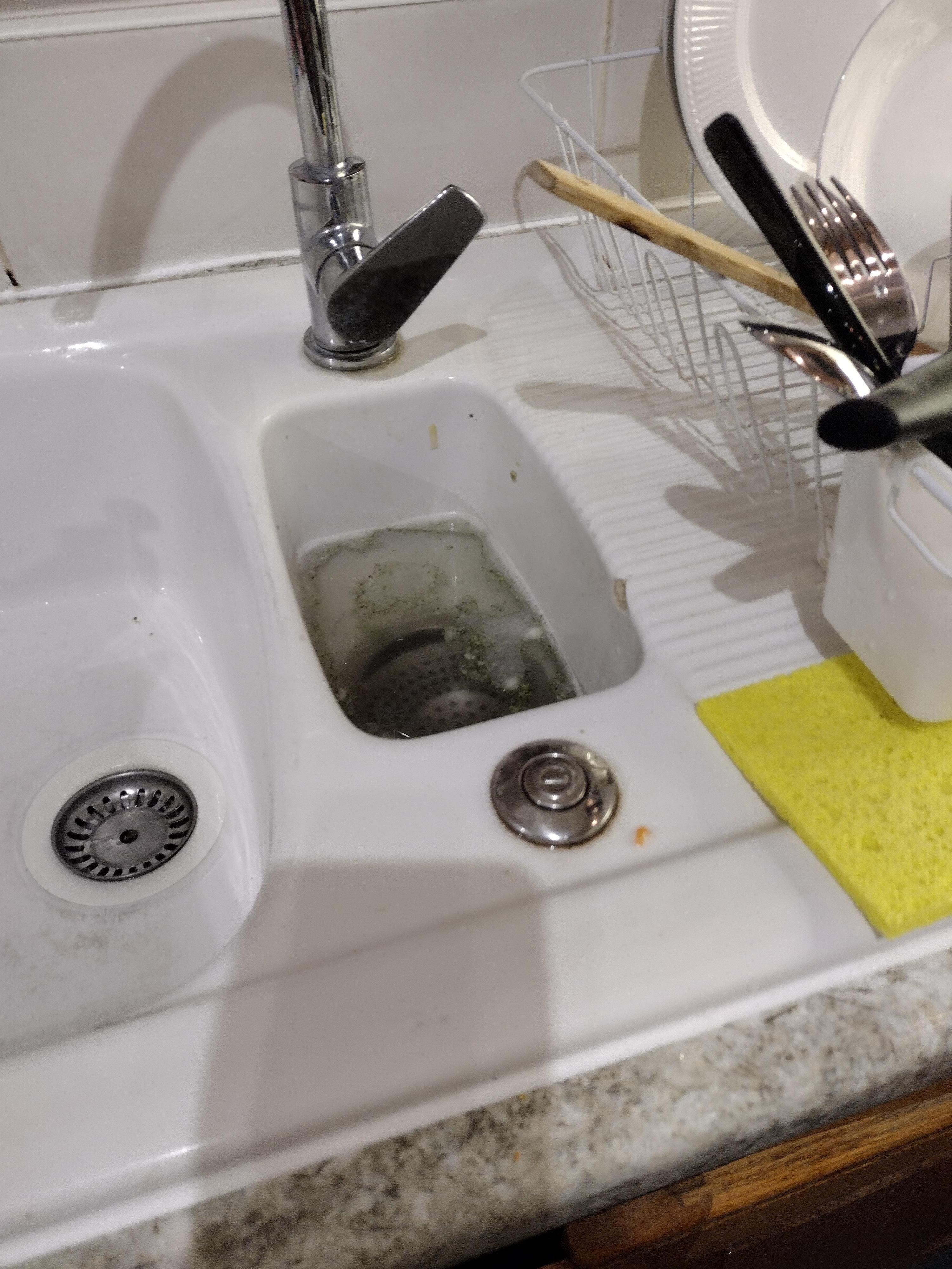 Broken disposal unit