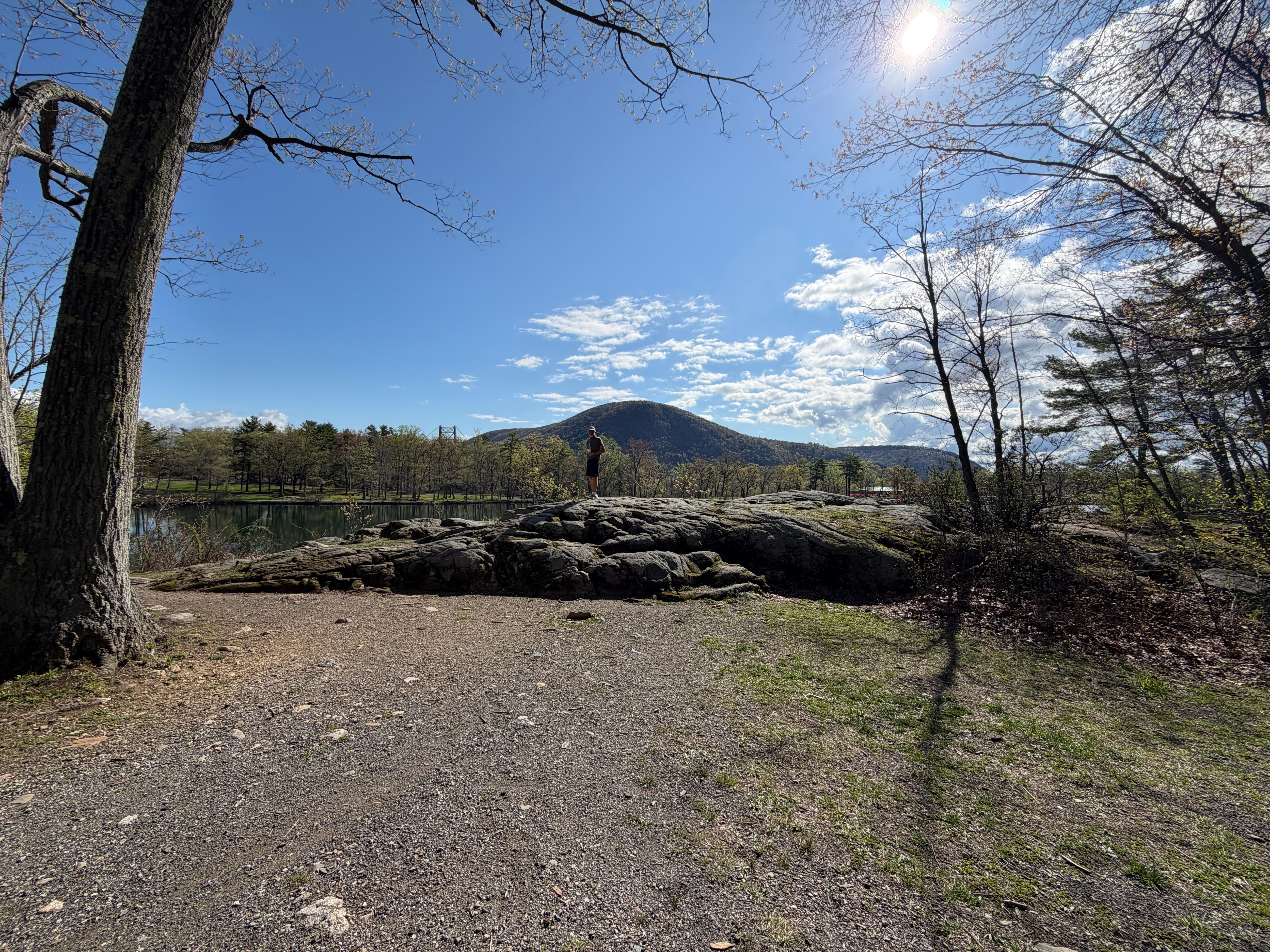 Beautiful outdoor environment with walking and hiking trails.