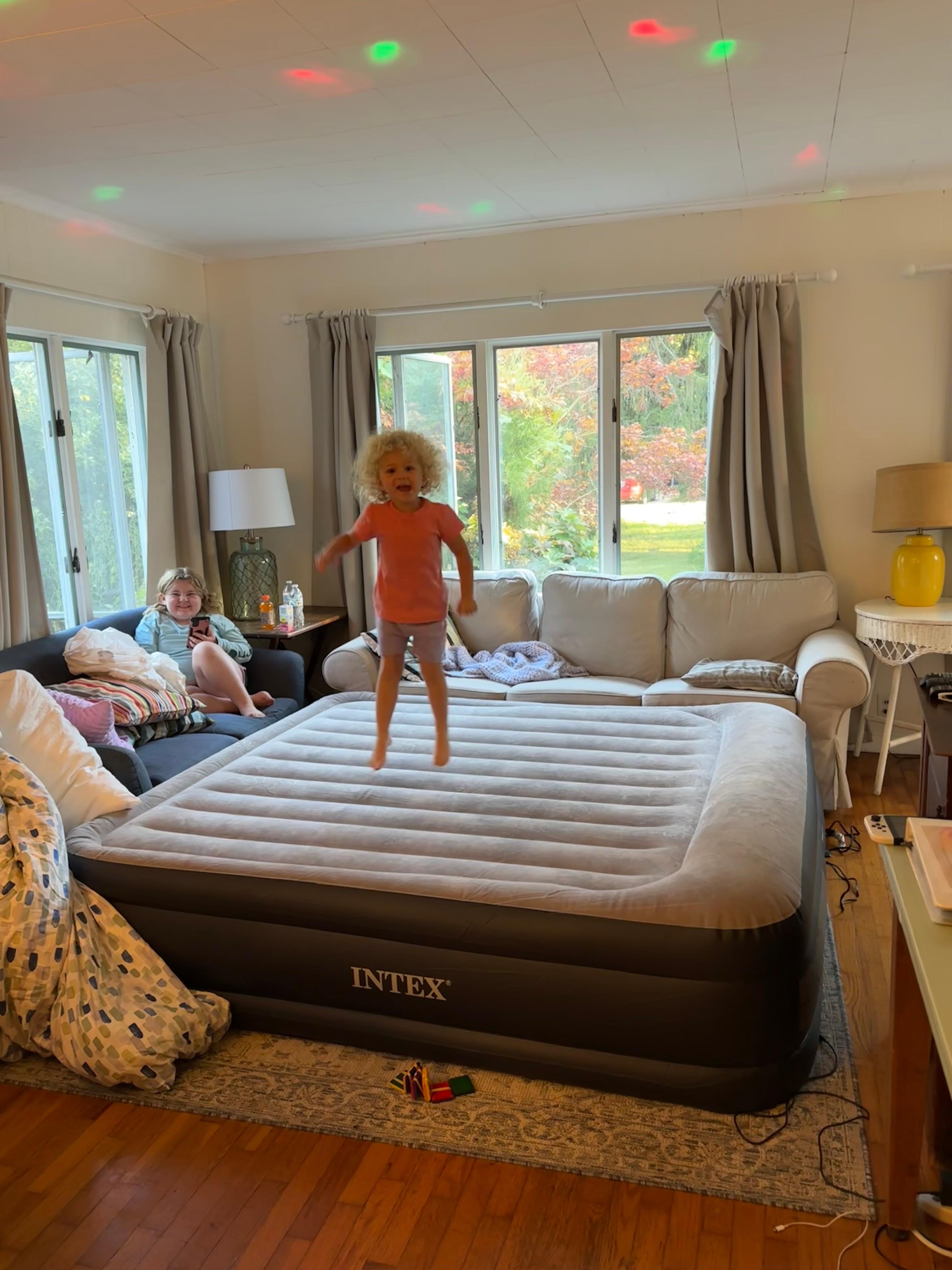 Her favorite part of the stay! 