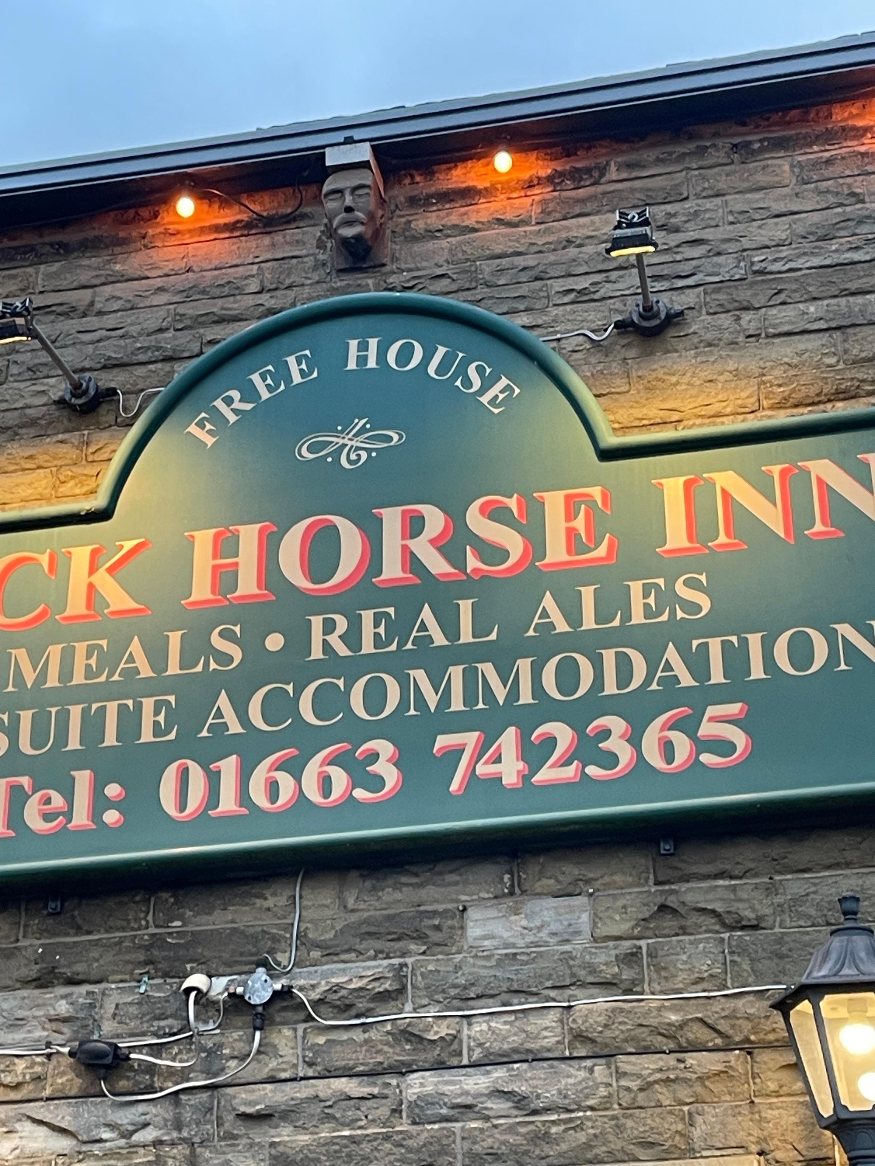 Hotel signage.