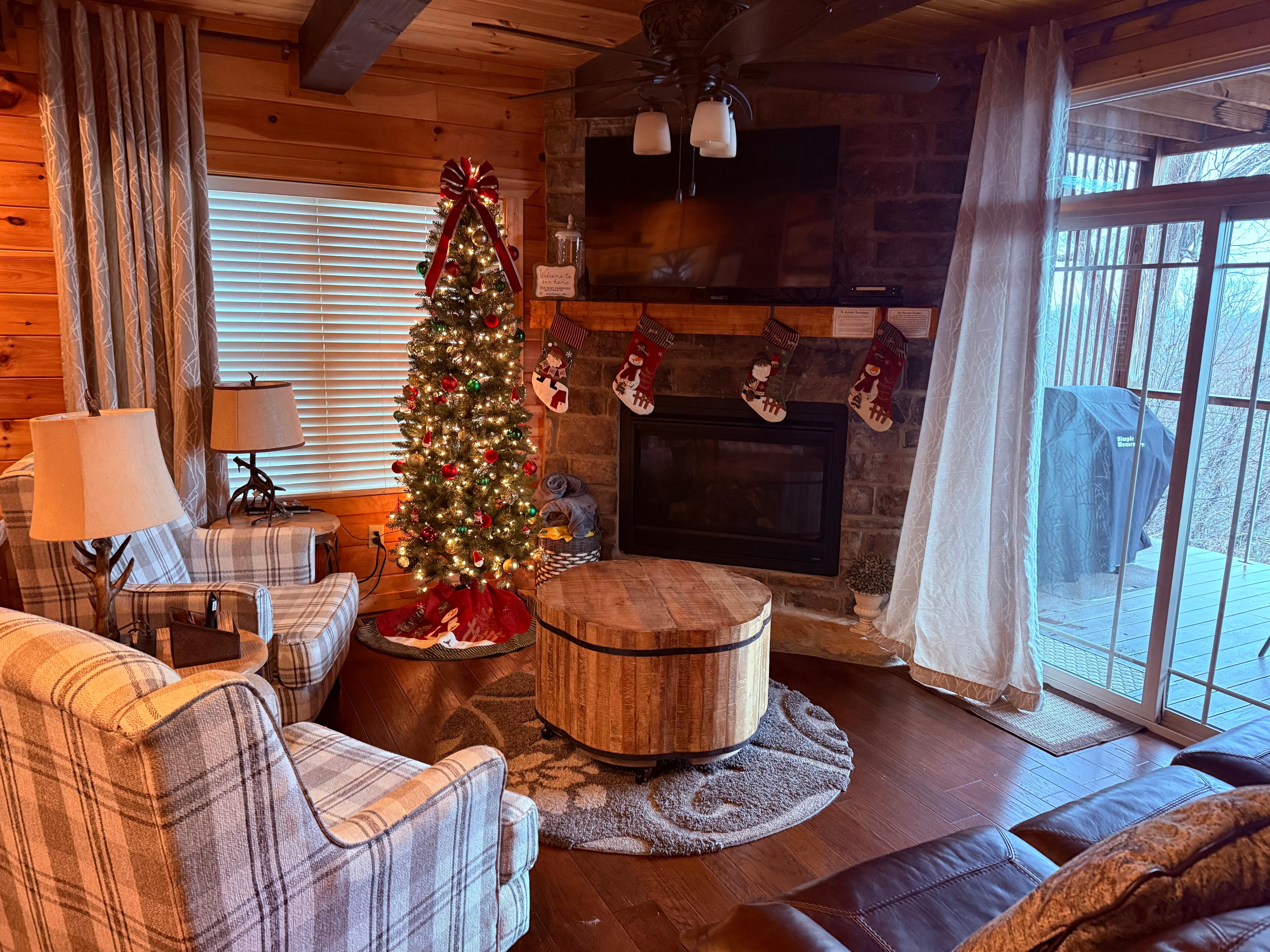 Decorated for Christmas 