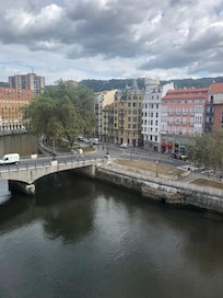 View of river from room on 4th floor.