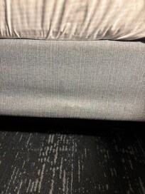 The side of the bed