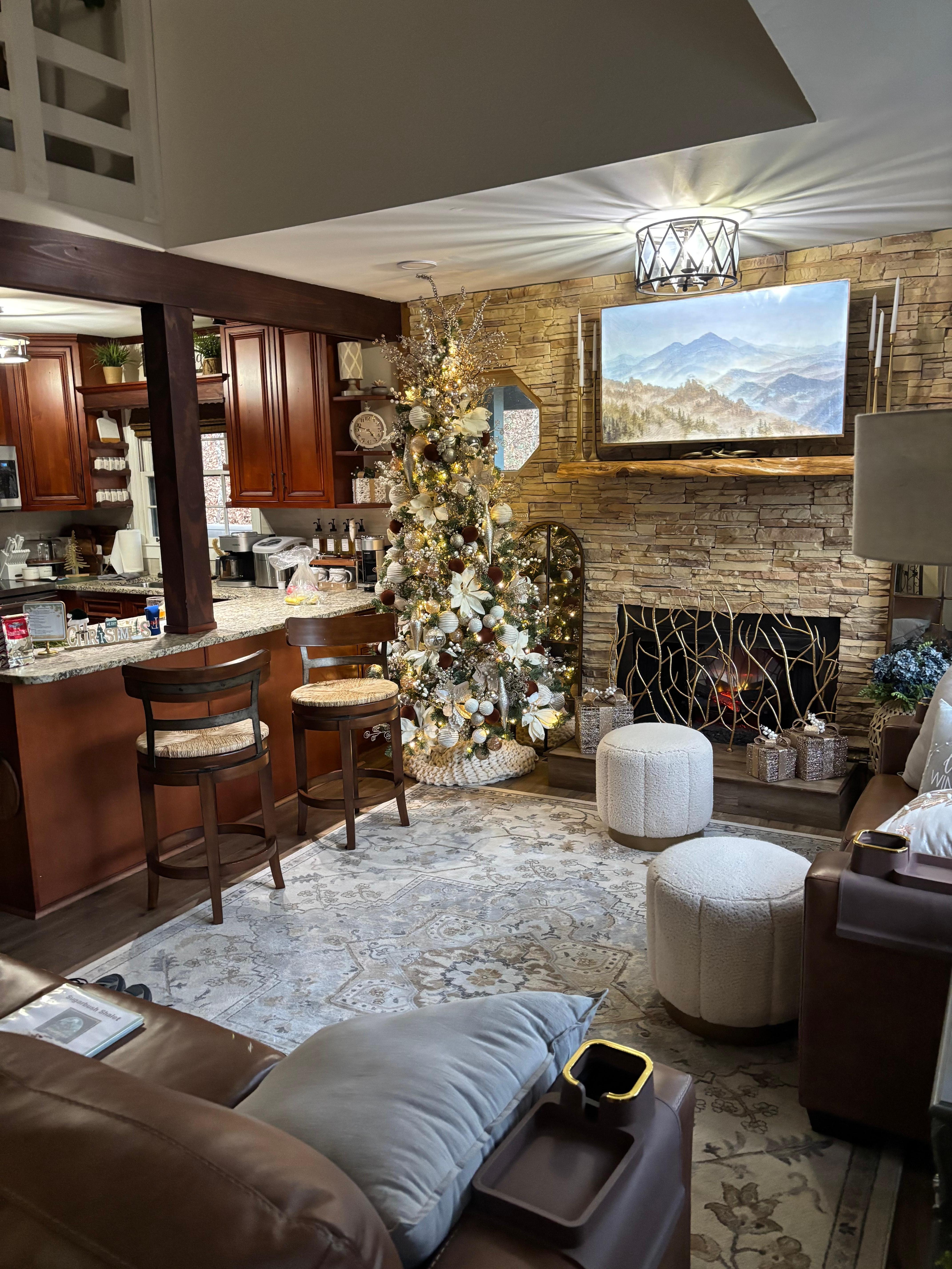 Decorated for Christmas 