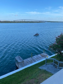 View from balcony off the living room.