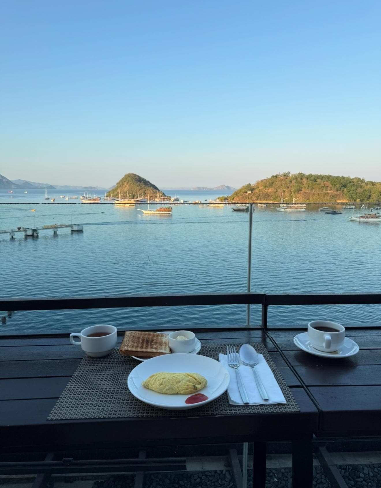 Breakfast with a view