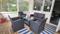 überdachte Veranda