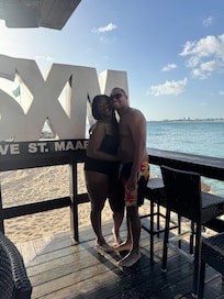 We went to happy hour at the resort first and this beach bar next, everyday.