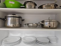 Pot, pans, and dishes