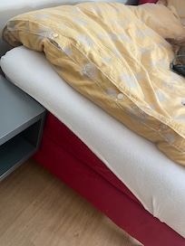 Particolare del lenzuolo usurato