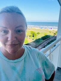 Partial oceanfront balcony room