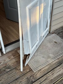 Door leading to deck.