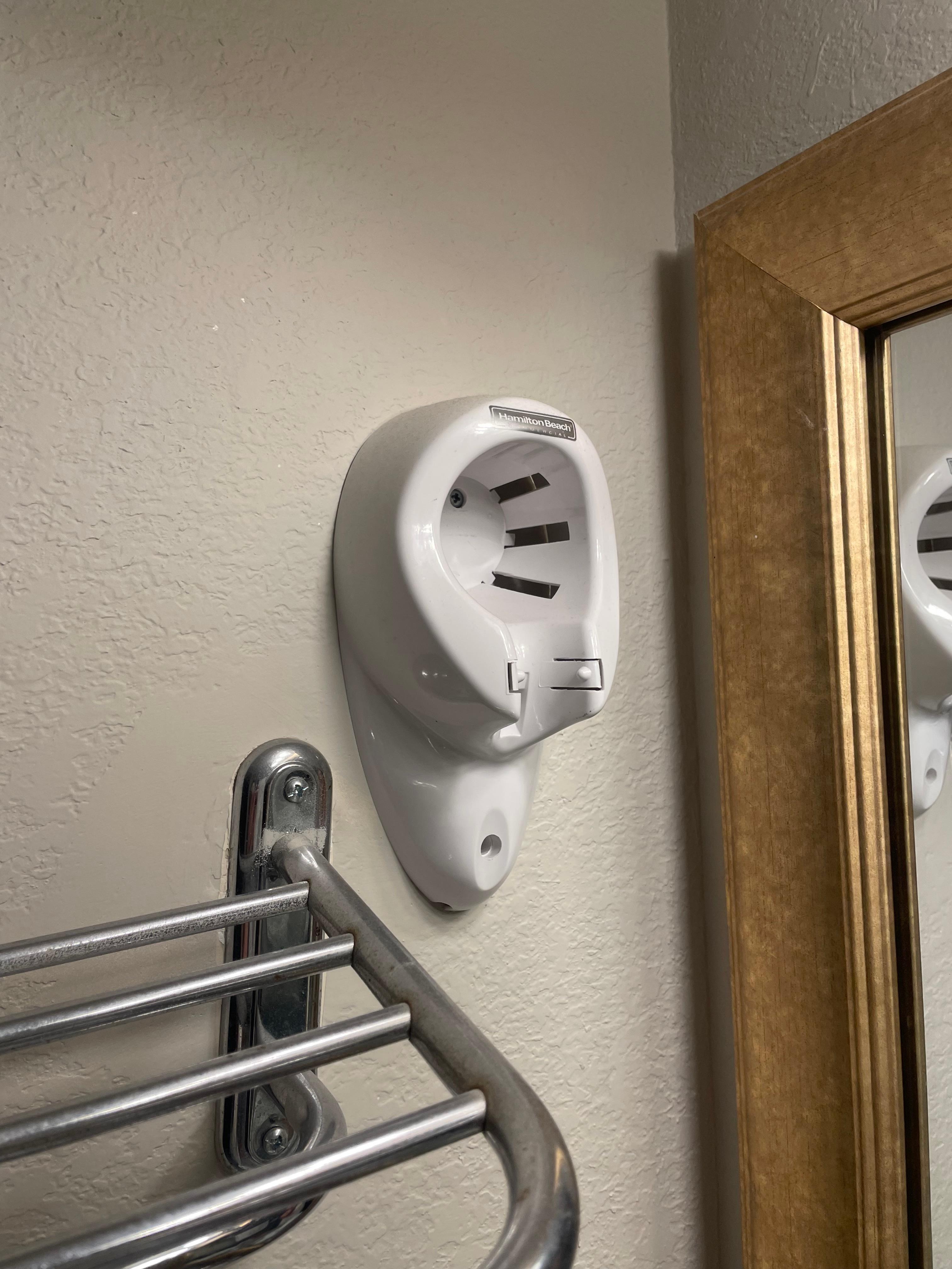 No blow dryer