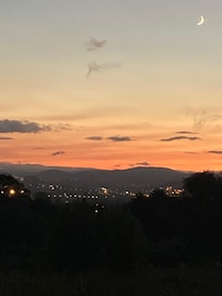 Still outside long after sunset