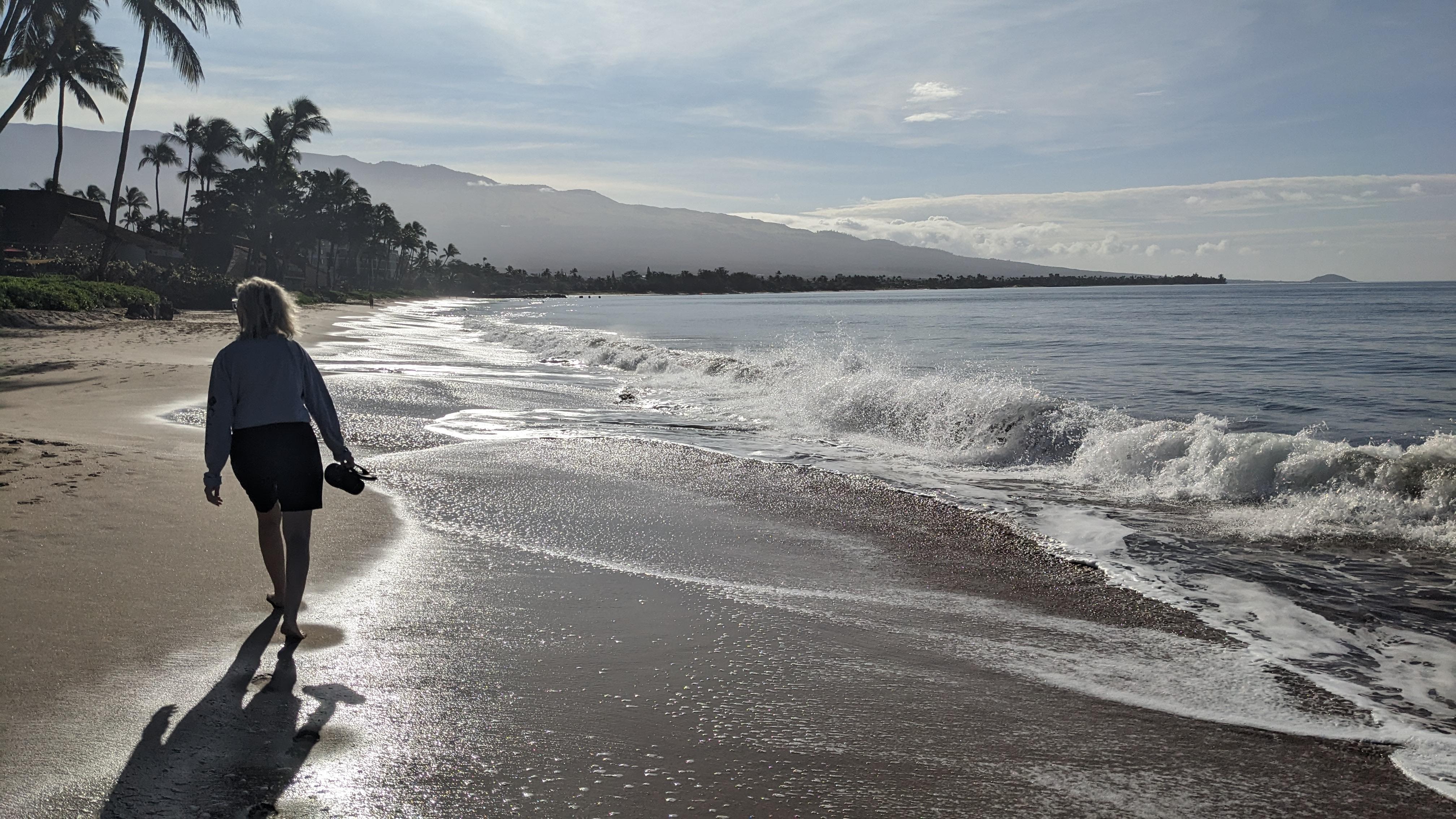 Early morning walk to bakery