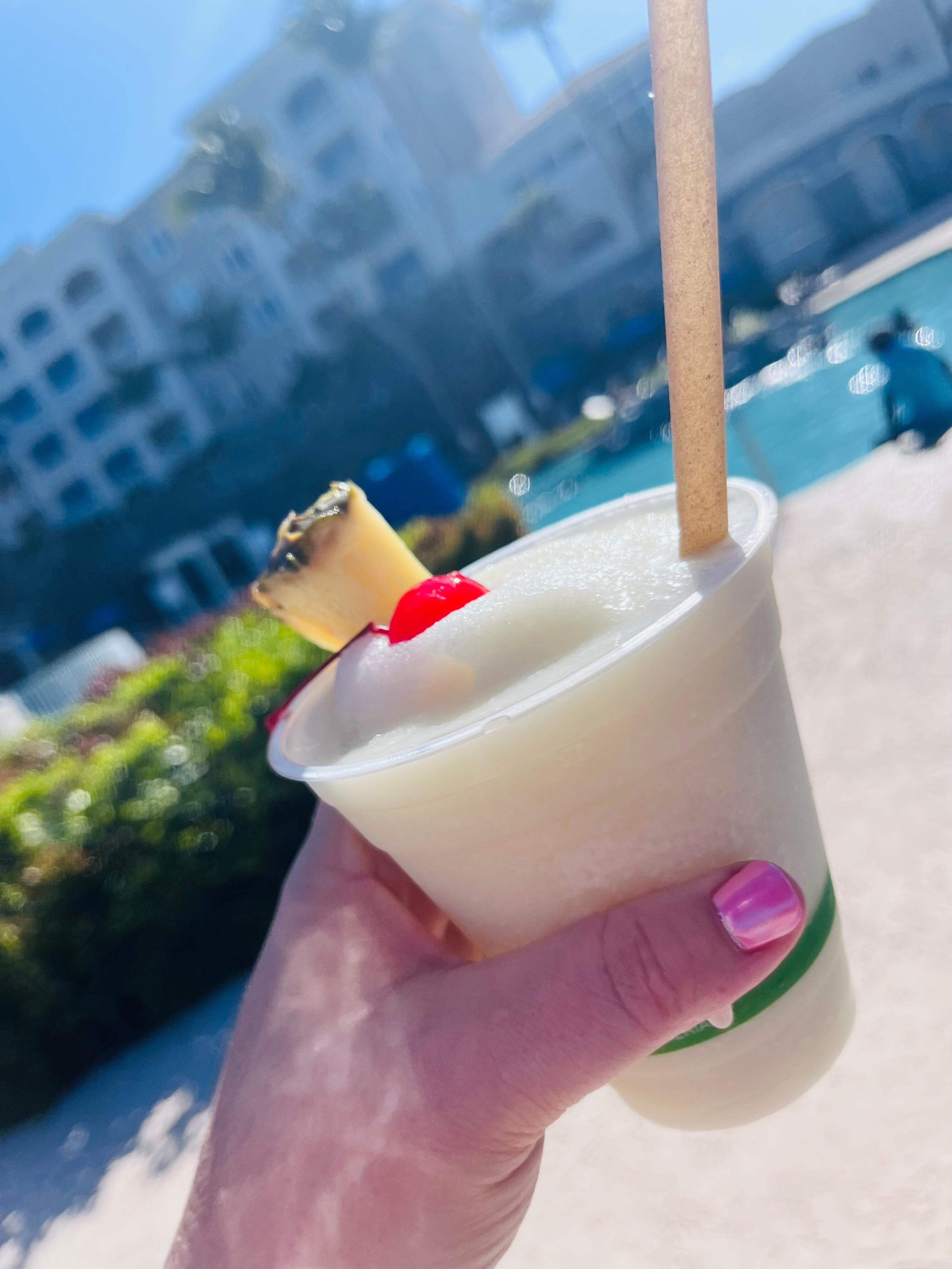yummy drink from the pool side bar 