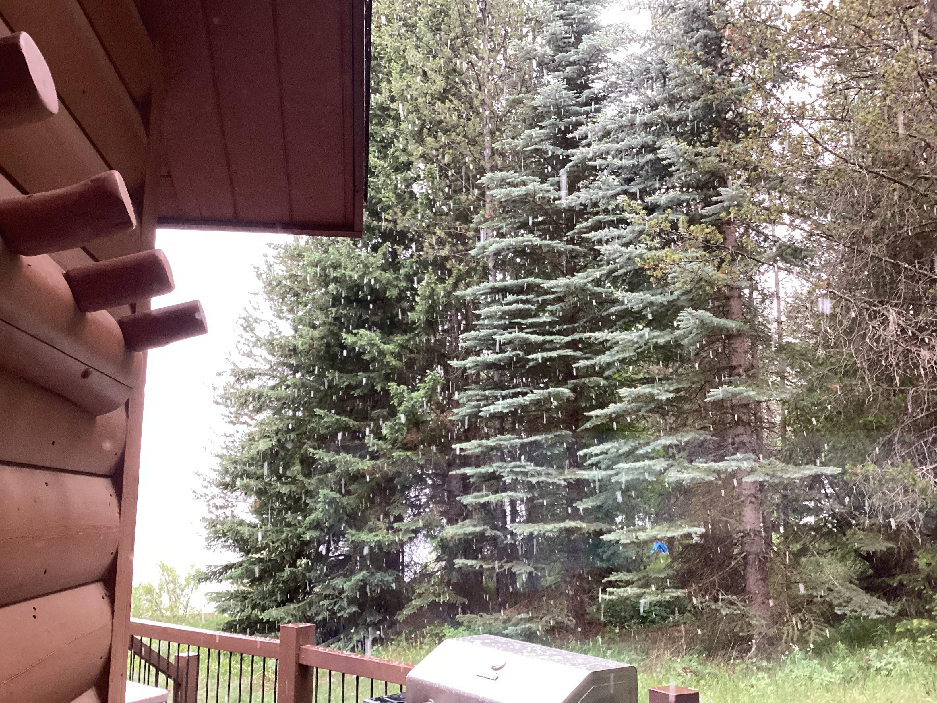 It snowed the 2nd day we were there!  Snow in June!