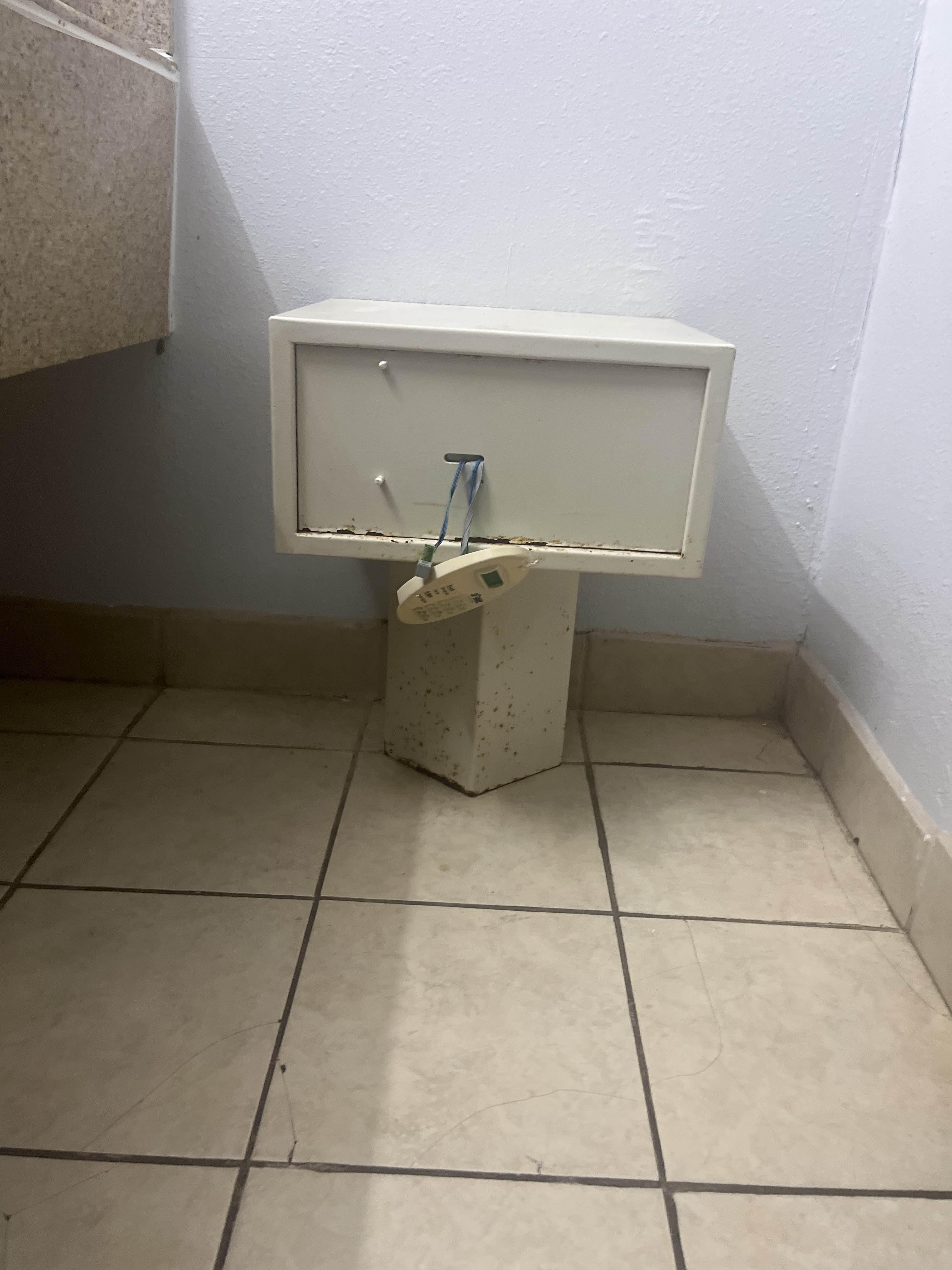 Broken safe