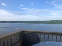 Morning view from wrap around porch