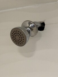 Looks nice at first glance but up close, shabby. This is the quality that went into it, not great. Lights and outlets didn’t work. Banged up here and there.